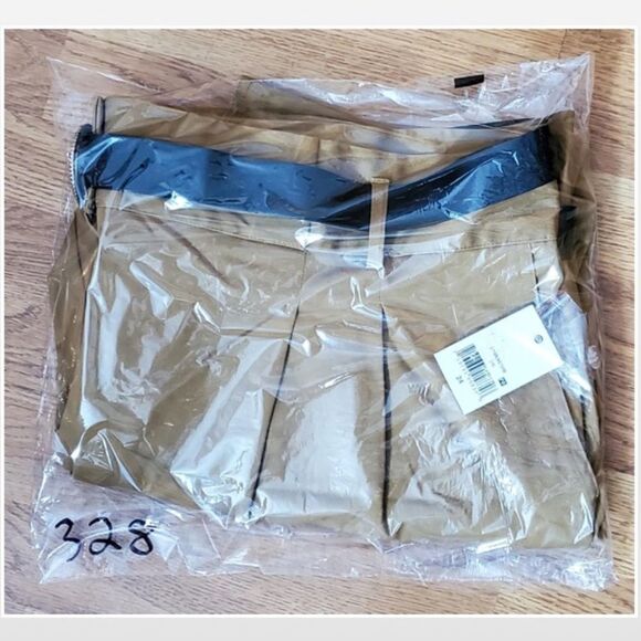 New Earth Tone Mid-rise Tapered Leg Ankle Plus Pants - Picture 16 of 16